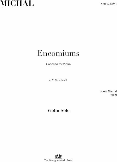 Product picture Encomiums- Concerto for Violin (Solo Violin)